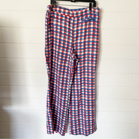 NWT Anthropologie Maeve Escape Printed High Rise Wide Leg Pants Size 14 - Picture 7 of 16